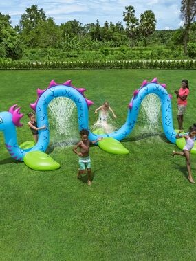 Giant Sea Serpent Kids Inflatable Sprinkler